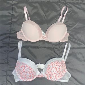 Set of 2 Laura Ashley Pushup Bras